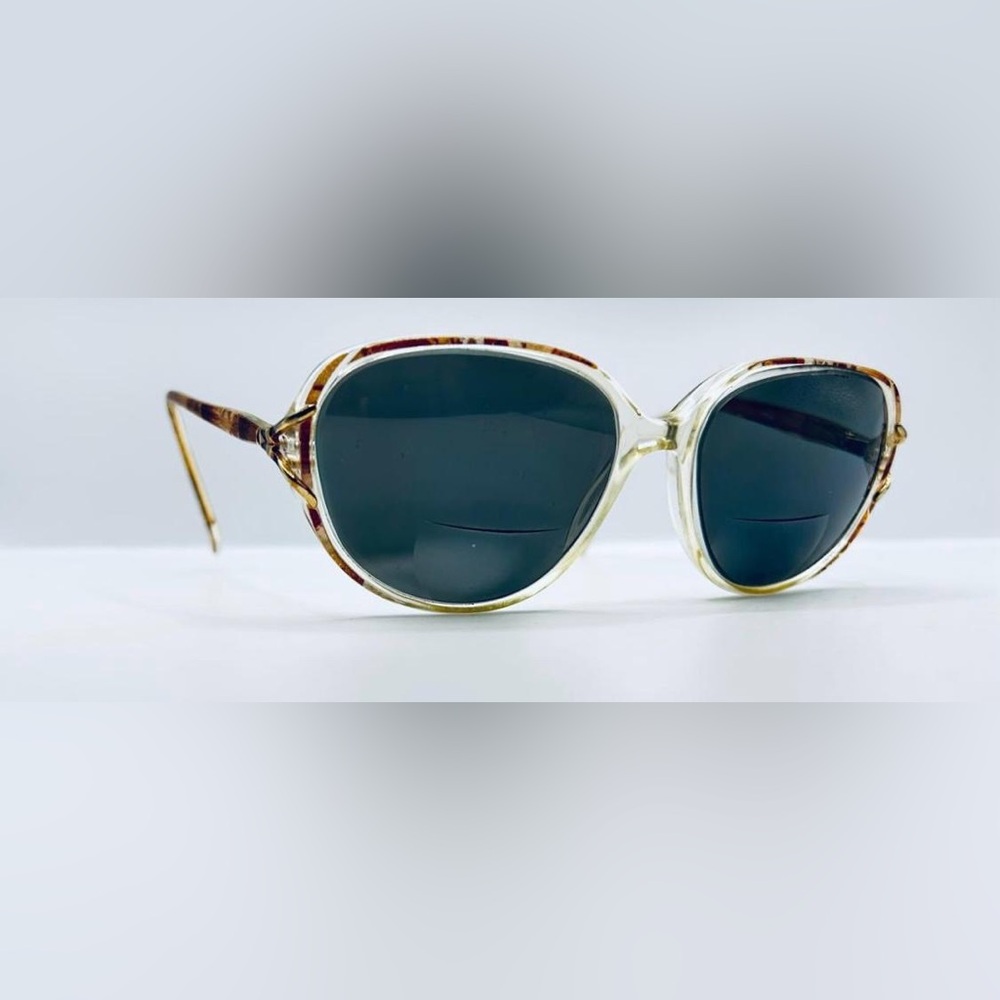 Camelot Lady 58 Brown Translucent Oval Sunglasses Frames Only